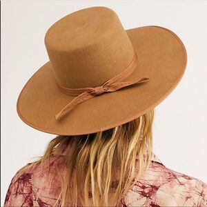 Lack of Color Teak Wool Rancher Boater Hat Brown small (55cm)